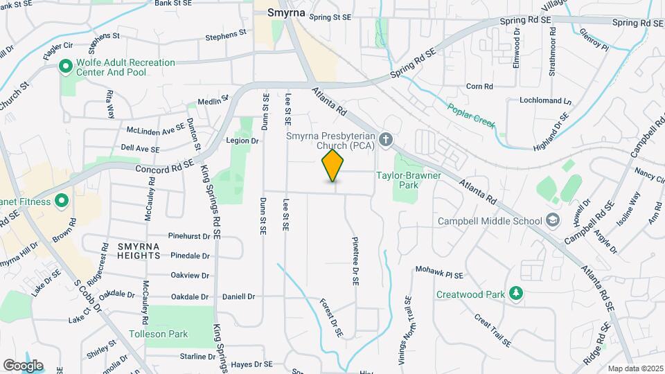 1425 Collier Dr SE Map and Location Details