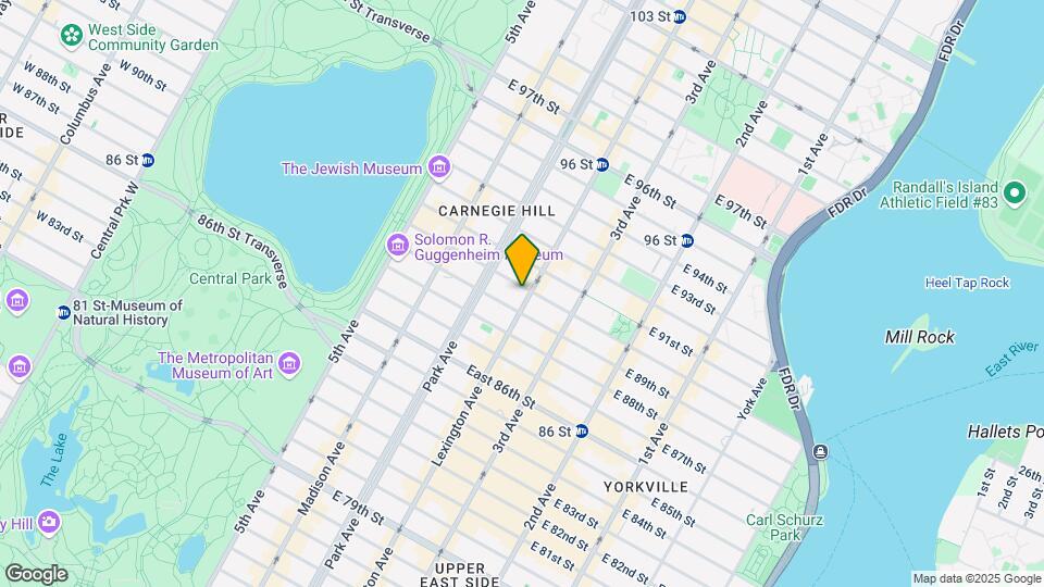 120 E 90th St Map and Location Details