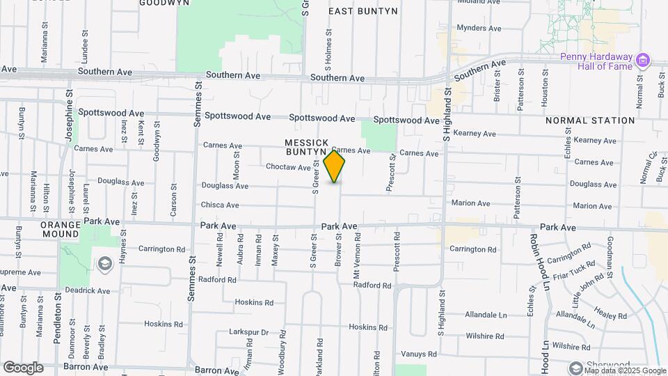 805 Brower St Map and Location Details