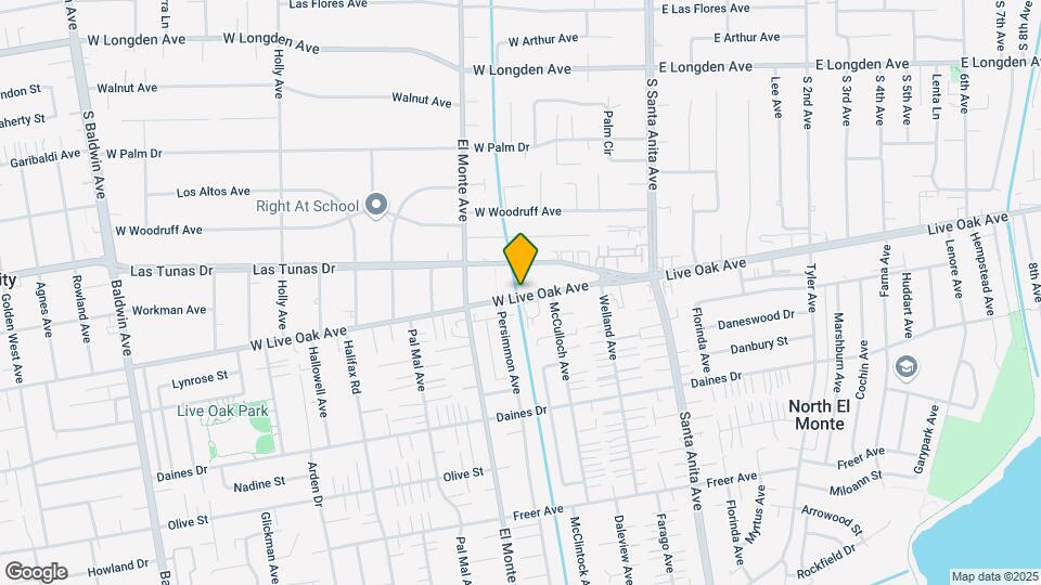 9971-9977 E Live Oak Ave Map and Location Details