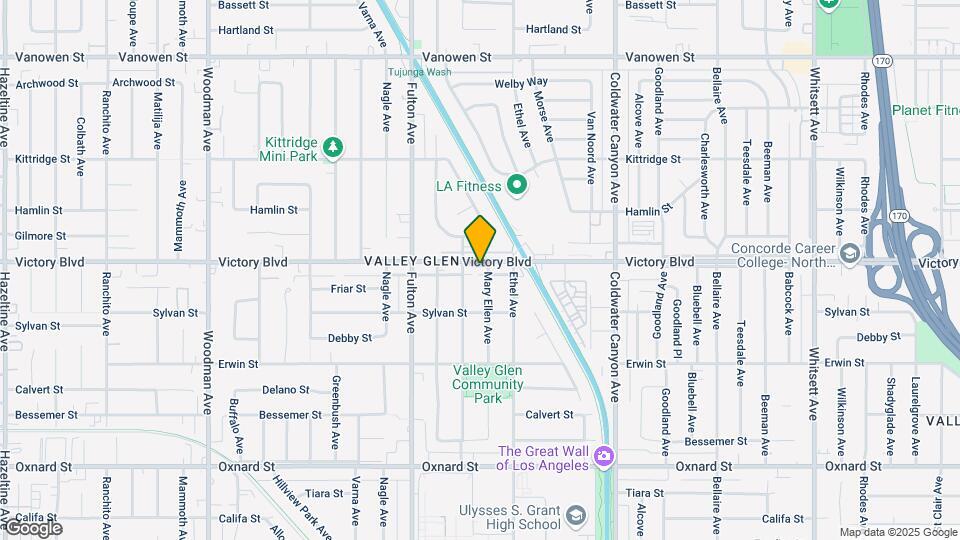 13140 Victory Blvd Map and Location Details