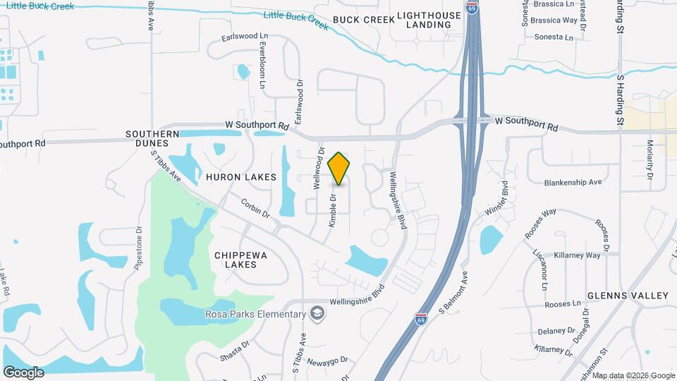 7139 Kimble Dr Map and Location Details