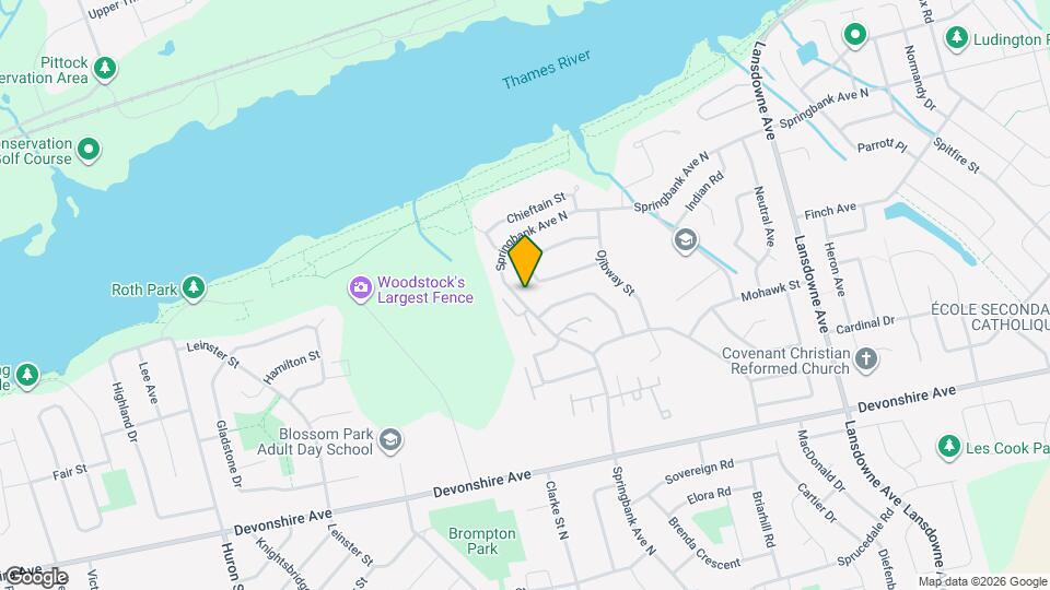 516 Springbank Ave N Map and Location Details