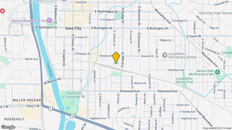 636 S Johnson St Map and Location Details