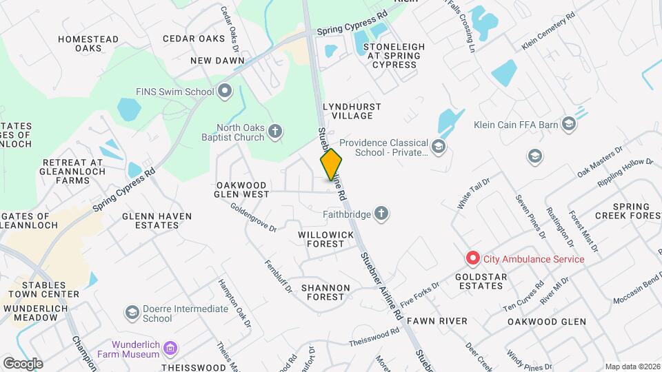 18506 Creekfield Ct Map and Location Details