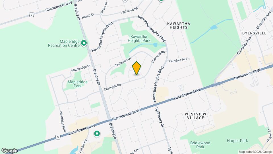 1612 Cherryhill Rd Map and Location Details