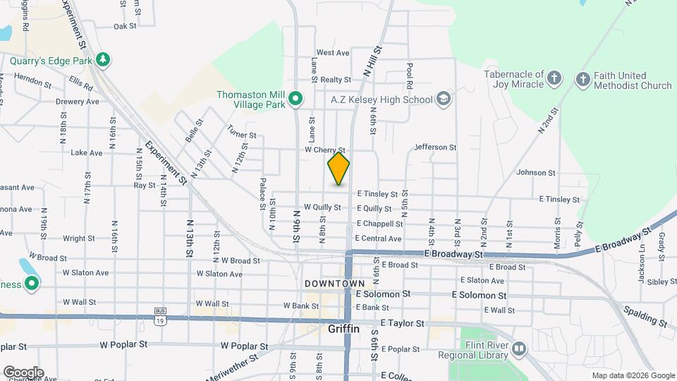 113 W Tinsley St Mapa y Detalles de la Ubicación