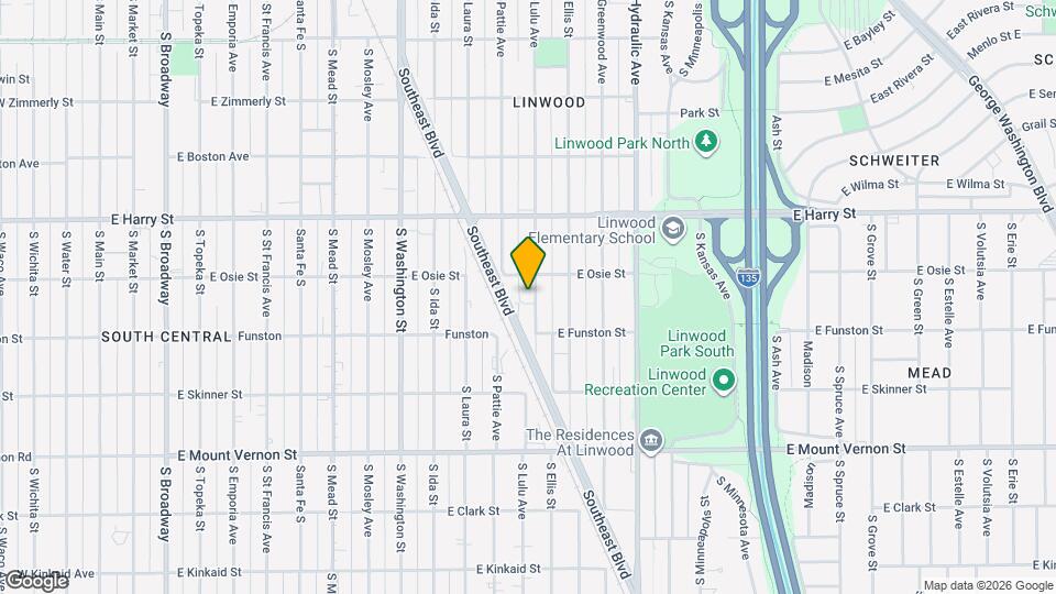 1725 S Lulu St Map and Location Details