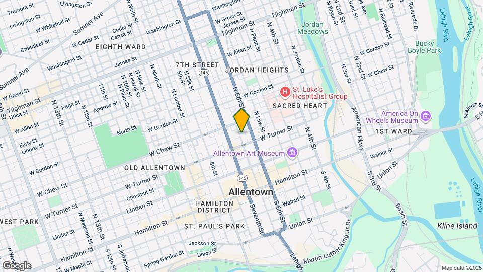 626 Oak St Map and Location Details