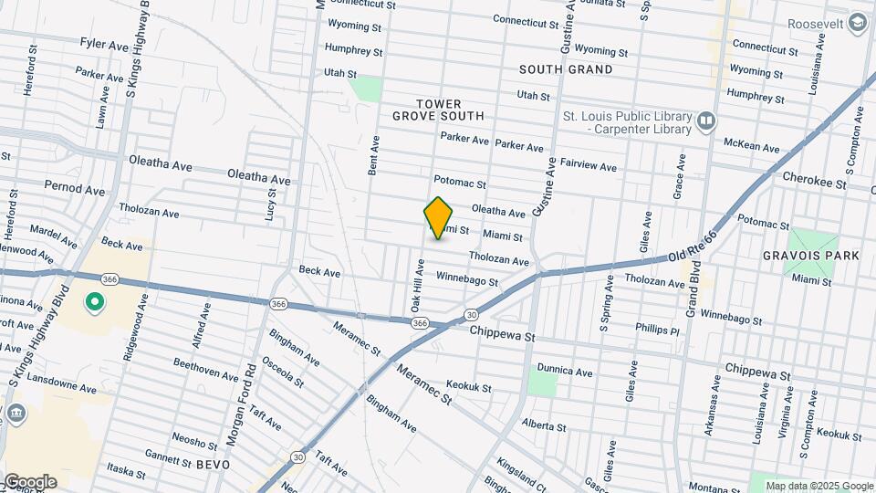 4055 Tholozan Ave Map and Location Details