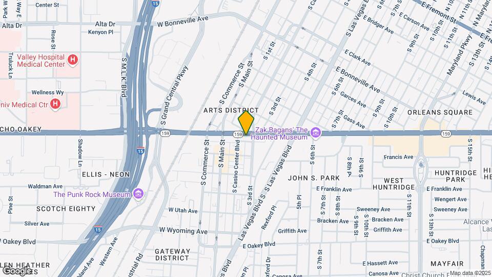 212 E Charleston Blvd Map and Location Details