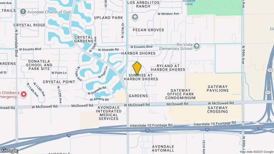 10628 W Coronado Rd Map and Location Details
