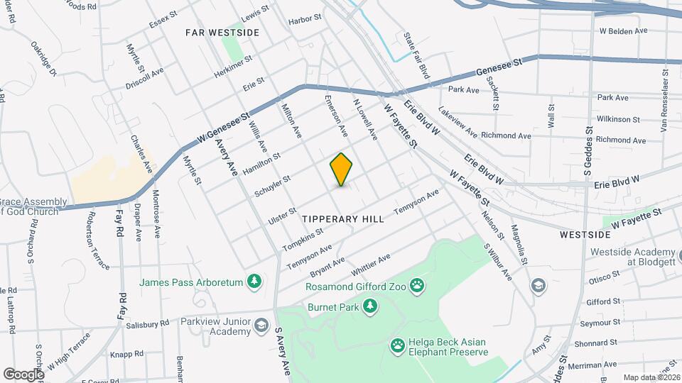 421-423 Ulster St Map and Location Details