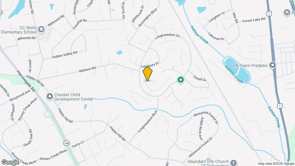 3312 Appleford Dr Map and Location Details
