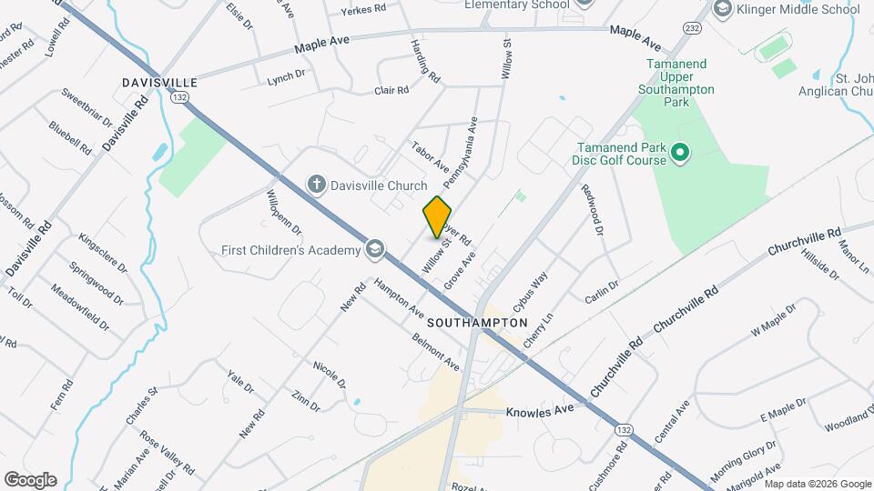 750 Willow St Map and Location Details