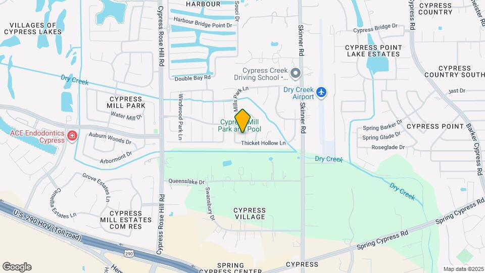 14611 Thornbluff Ct Map and Location Details