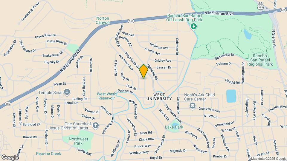 1511 Peavine Rd Map and Location Details