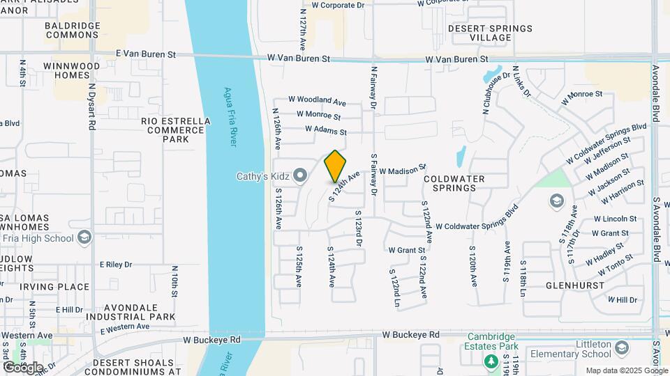 244 S 124th Ave Map and Location Details