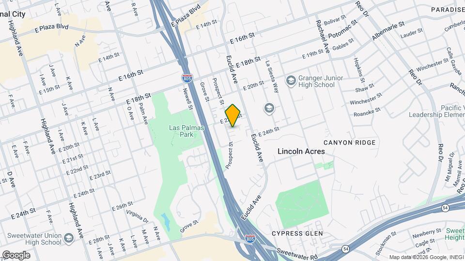 2237 Prospect St Map and Location Details