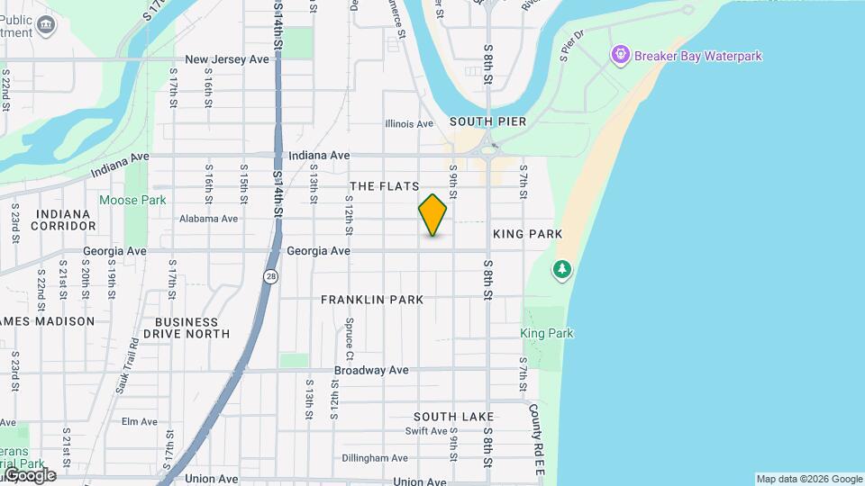 924 Georgia Ave Map and Location Details