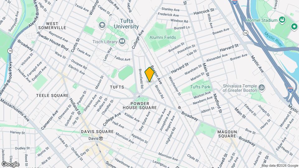 38 Warner St, Unit 1 Map and Location Details