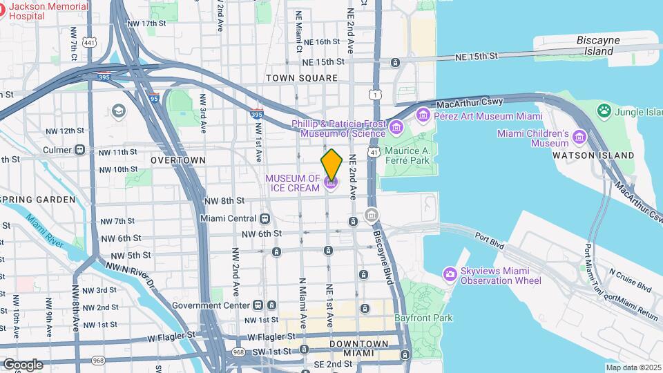 851 NE 1st Ave, Unit 4411 Map and Location Details