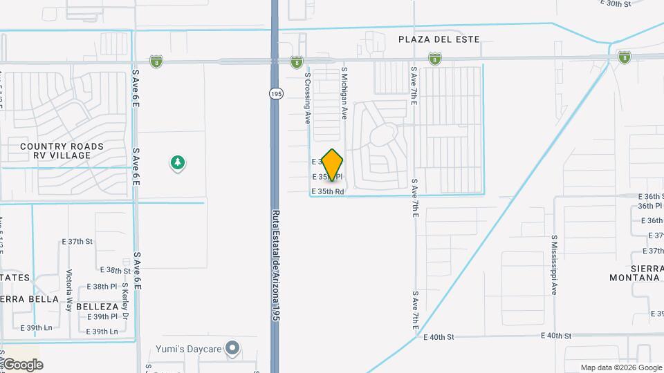6706 E 35th Rd Map and Location Details