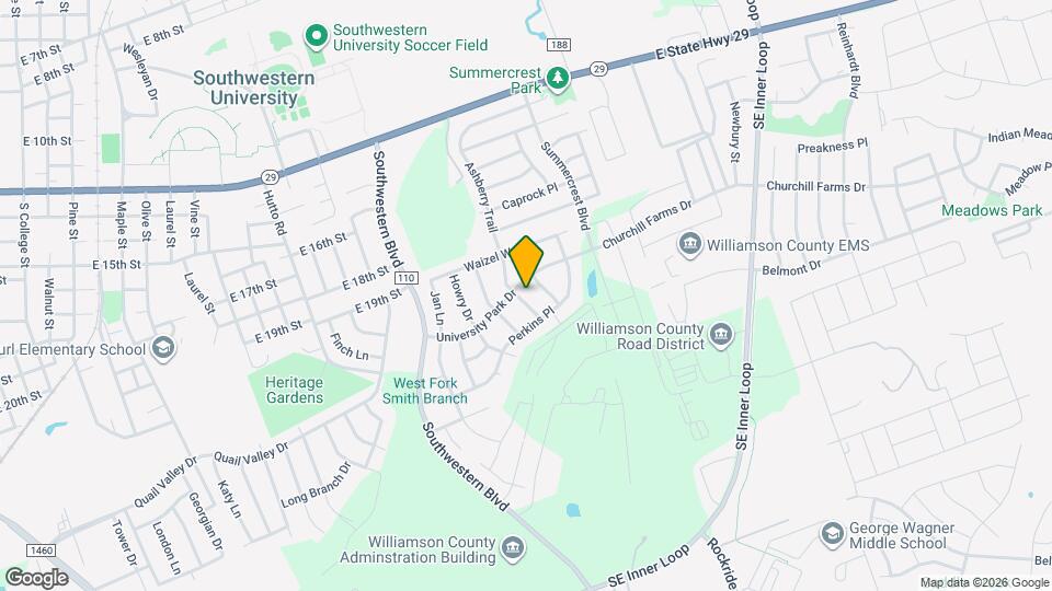 2011 Ashberry Trail Map and Location Details