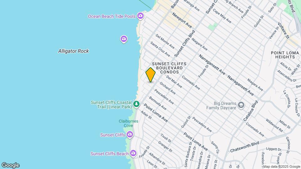 4826 1/2 Pescadero Ave Map and Location Details