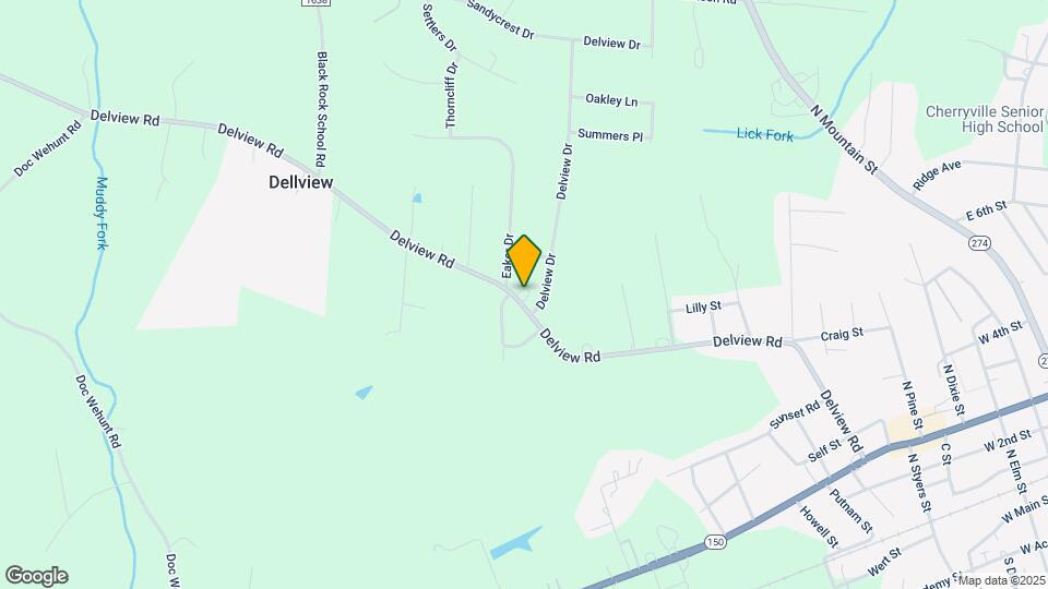1408 Delview Rd Map and Location Details