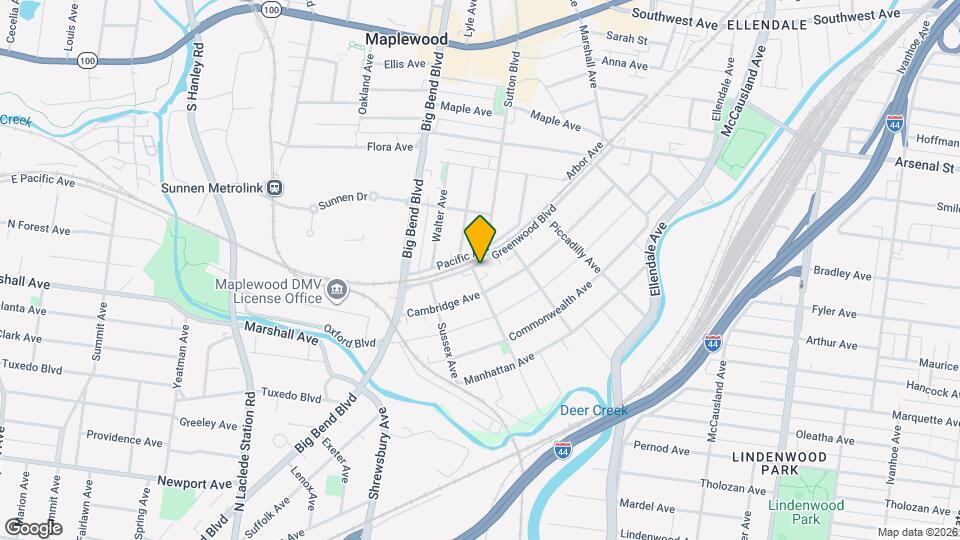 3532 Greenwood Blvd Map and Location Details