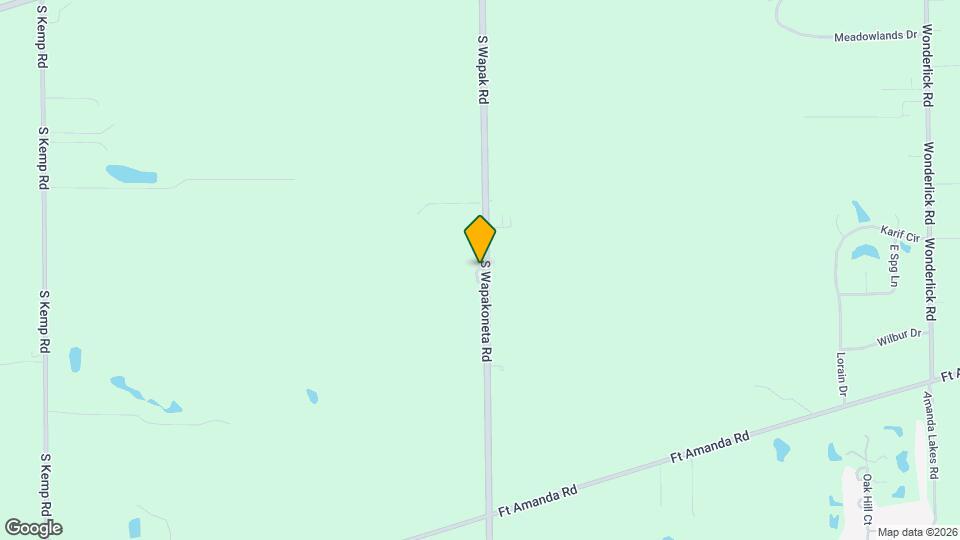 2340 S Wapak Rd Map and Location Details