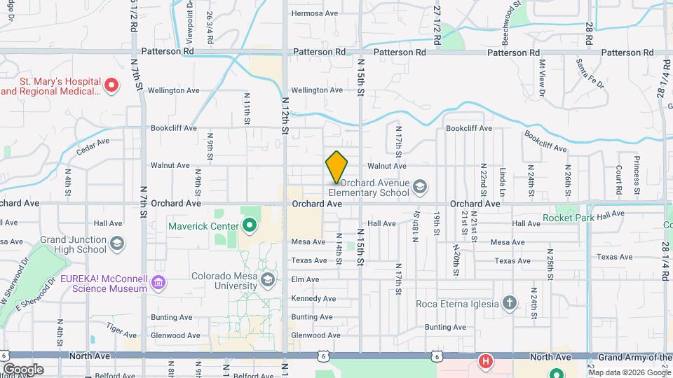 1357 Pinyon Ave Map and Location Details