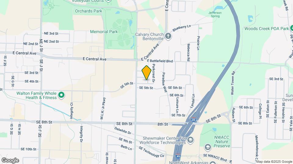 2515 Parkcrest Dr Map and Location Details