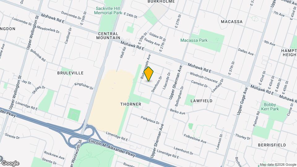245 Thorner Dr Map and Location Details