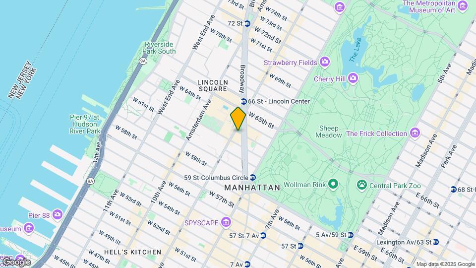 20 W 64th St Map and Location Details