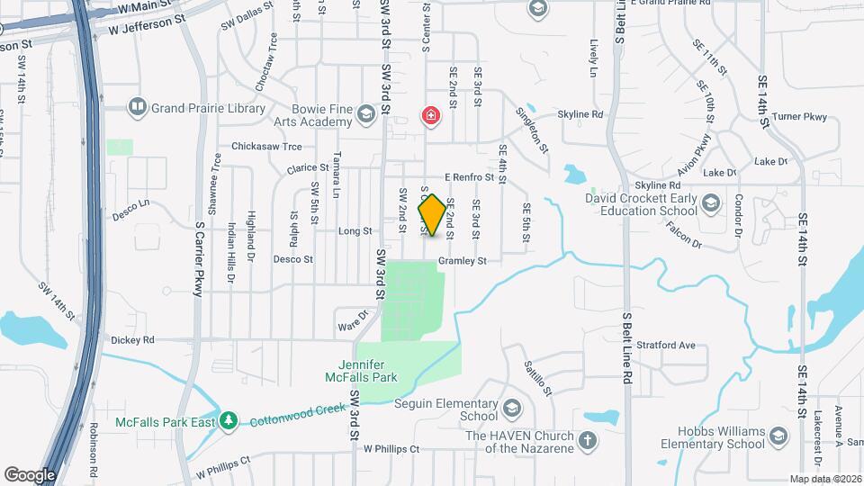 1022 S Center St Map and Location Details