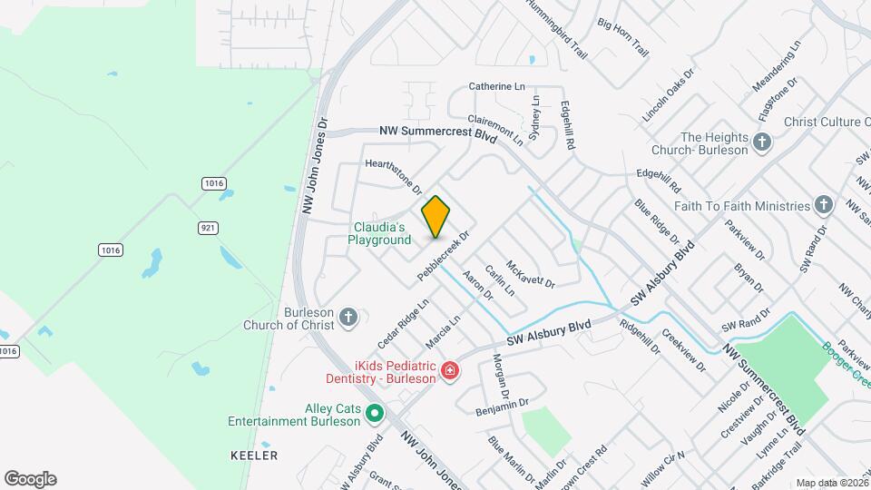 909 Hunter Ln Map and Location Details