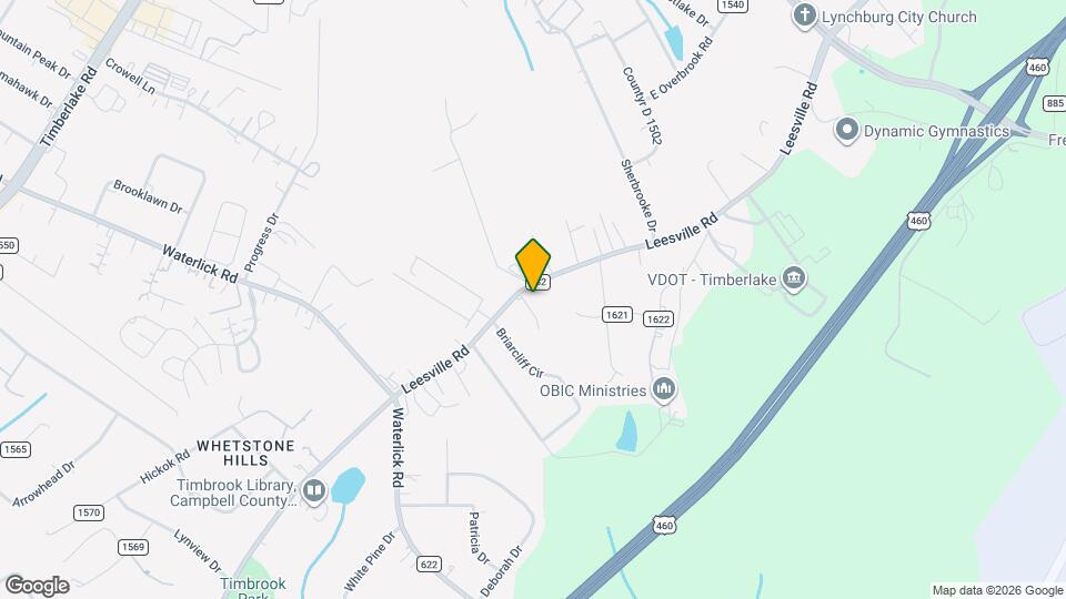 19537 Leesville Rd Map and Location Details