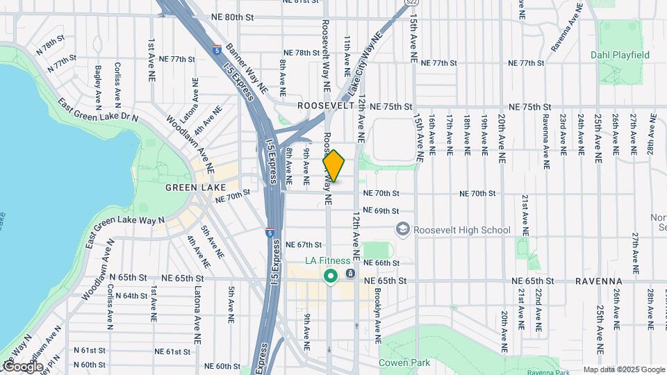 7006 Roosevelt Way NE Map and Location Details