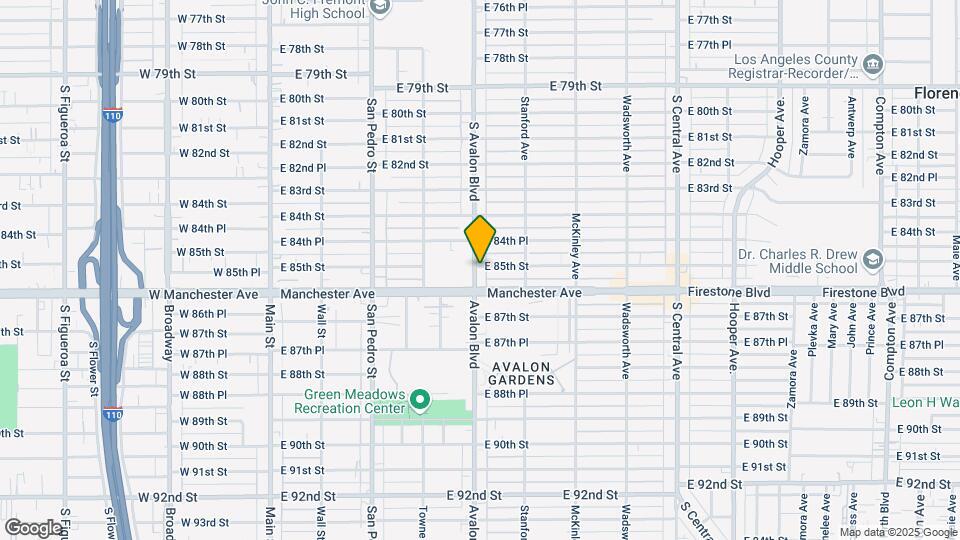 604 E 85th St Map and Location Details