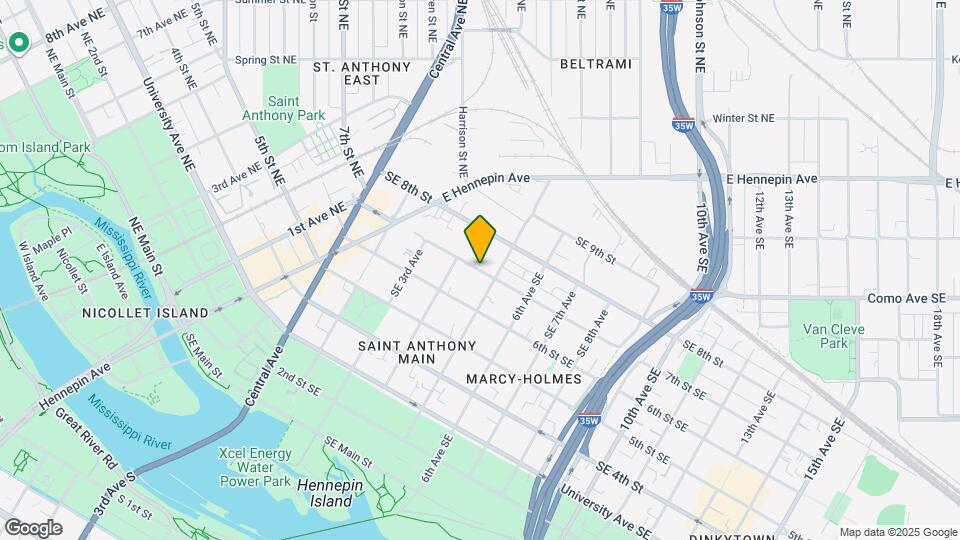 421 7th St SE Map and Location Details