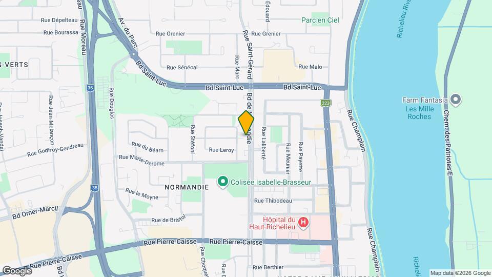 1030 De Normandie Boul Map and Location Details