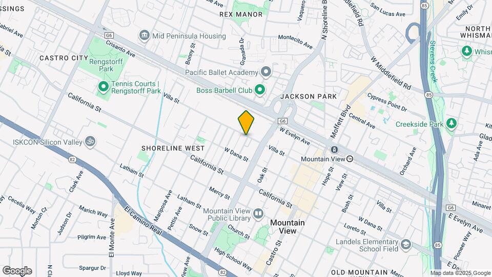 200 Mountain View Ave Map and Location Details