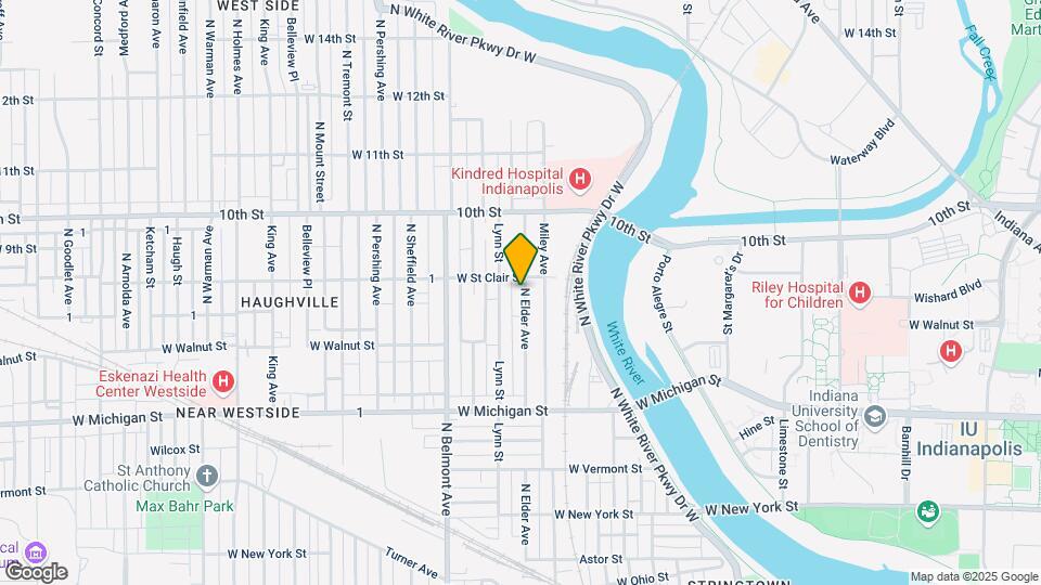 752 N Elder Ave Mapa y Detalles de la Ubicación