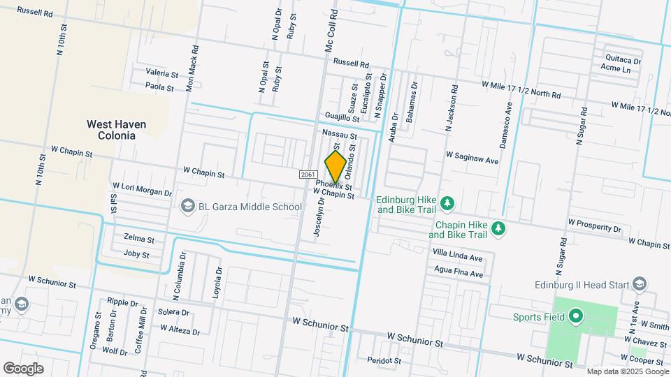 2716 Phoenix St Map and Location Details