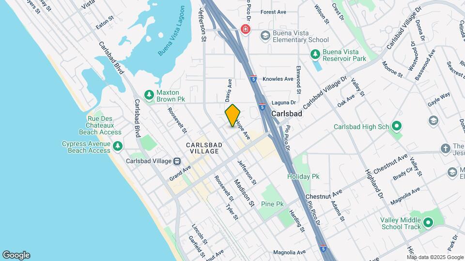 Carlyle Carlsbad Village Map and Location Details