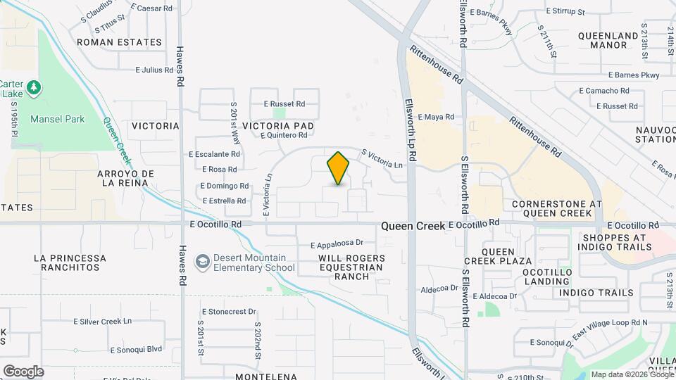 20447 E Domingo Rd Map and Location Details