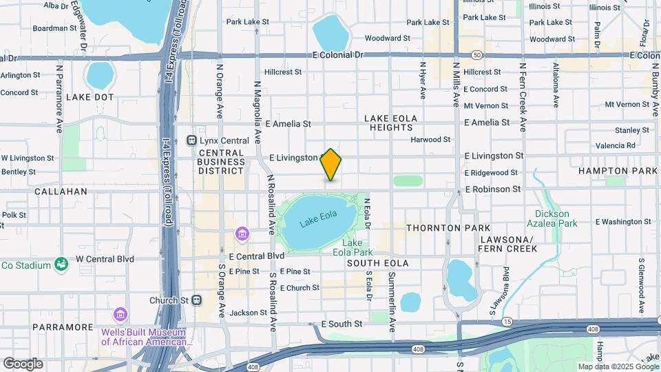 401 E Robinson St Map and Location Details