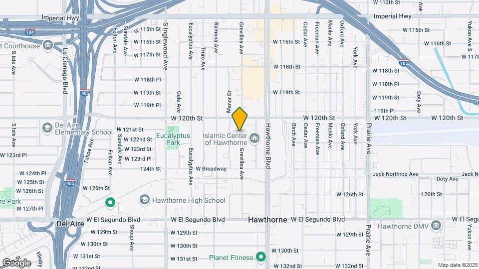 12119 Grevillea Ave Map and Location Details